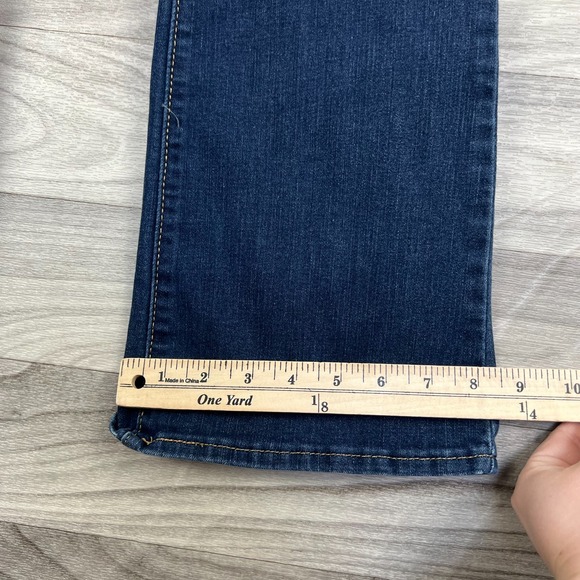 Signature by Levi Strauss & Co. Bootcut Jeans Womens 26X32 (28x29) Blue Mid-Rise - Picture 11 of 12